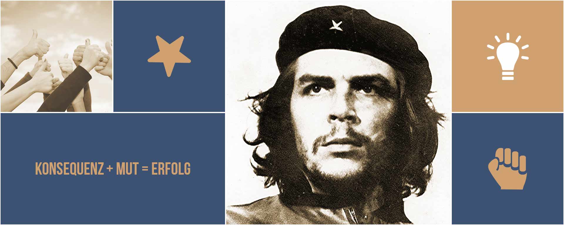 Konsequenz + Mut = Erfolg